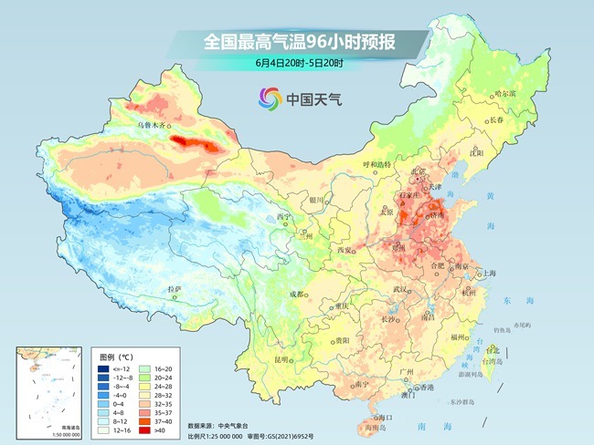 气温(🌫)弹射起飞！河北、河南、山东部分地区最高气温将超过38℃